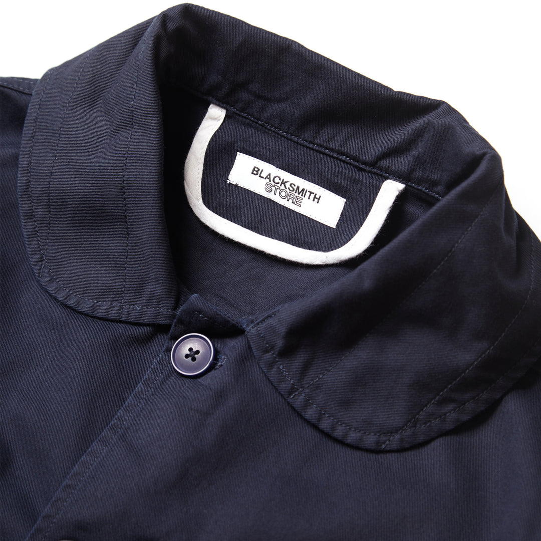 Blacksmith - Shawl Collar Work Jacket - Navy