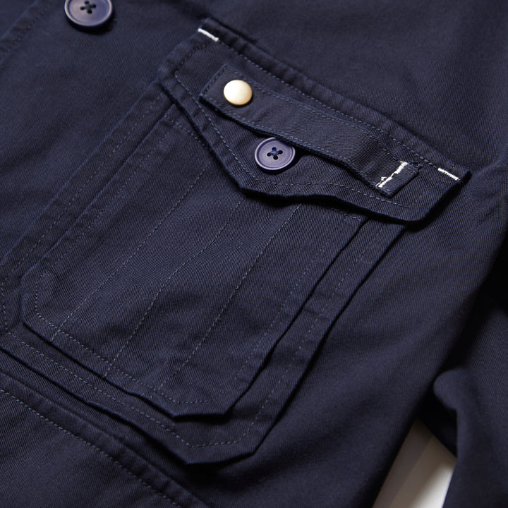 Blacksmith - Shawl Collar Work Jacket - Navy