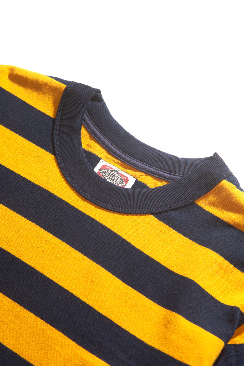 Red Ruggison - Border Short Sleeve T-Shirt - Yellow/Navy