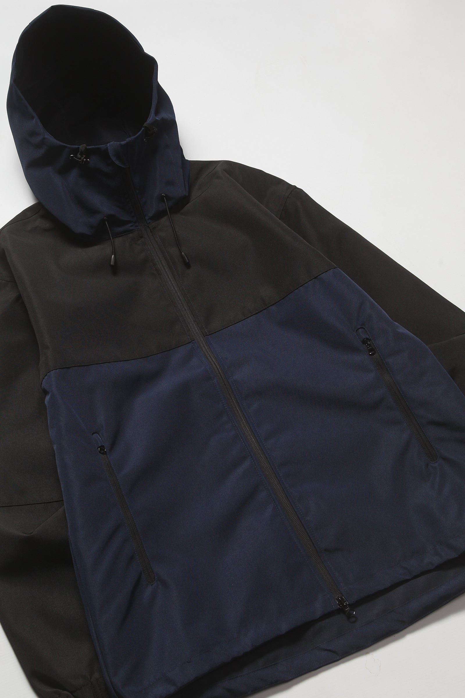 United Athle - 7489 Two Tone Shell Parka - Navy/Black