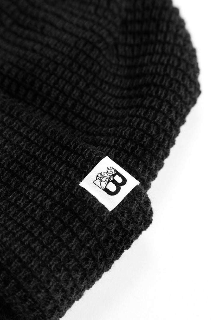 Blacksmith - Waffle Beanie - Black