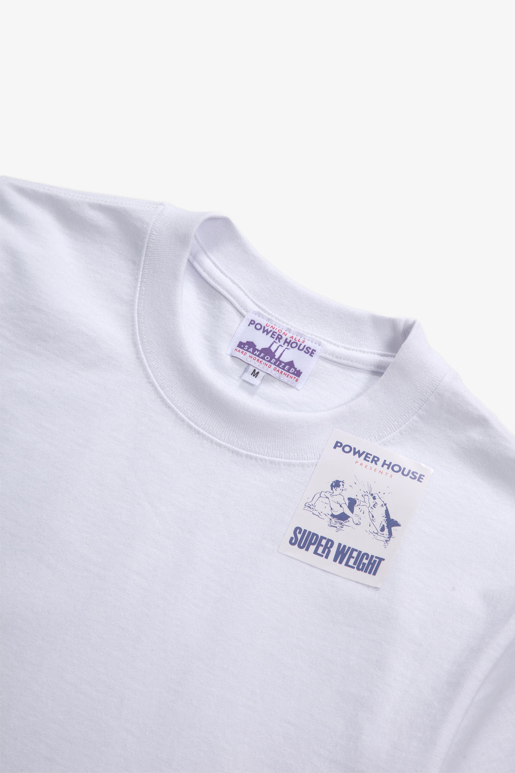 Power House - Super Weight T-Shirt - White